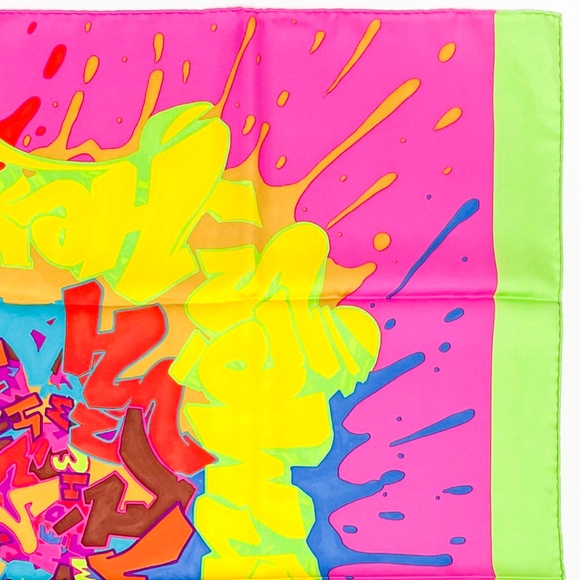 Collectible NWT Hermes Scarf “Graffiti” - Picture 7 of 9